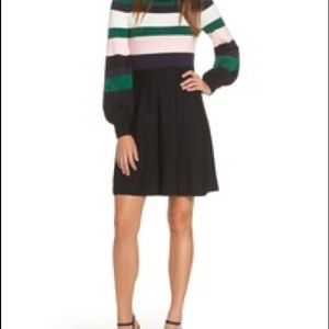 Vince cumuto sweater dress with stripes
